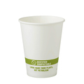 World Centric World Centric 8 oz. Paper FSC Mix Compostable Hot Bowl, PK1000 CU-PA-8